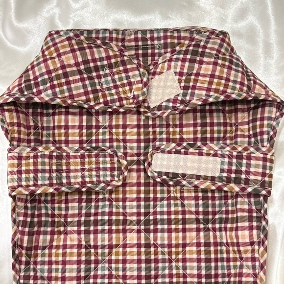 St.John’s Bark Dog Coat Jacket Houndstooth Neutral Small Winter Puffer Preppy - Picture 7 of 11